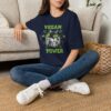 6013873095563576394_2048.jpeg Vegan Power T-Shirt — Muscle Bull Weightlifting Vegan Tee